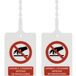 Adesivo spedizione Divieto manovra rischio elettrico 170x75 mm polipropilene antistrappo interno