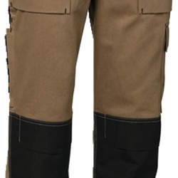 Pantaloni da lavoro Bizline beige nero taglia 48 alta resistenza comfort professionale