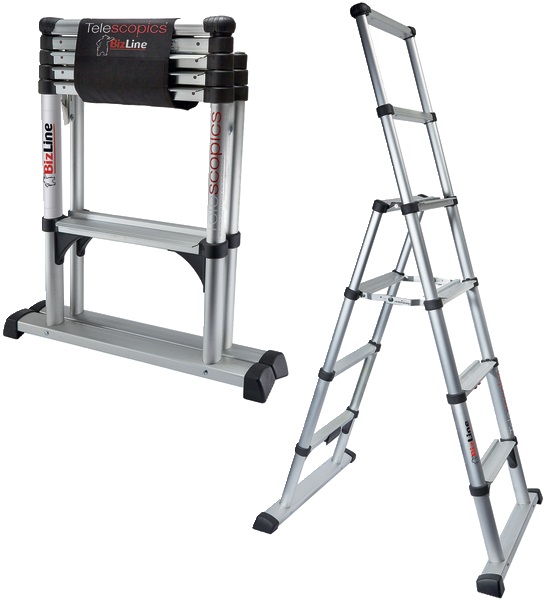 SCALETTA TELESCOPICA A 5 GRADINI