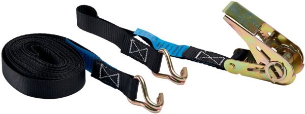 CINGHIA 2 PEZZI 40+460CMX25MM NERO