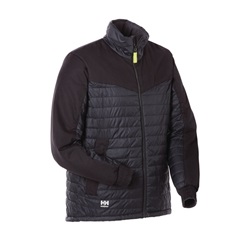 Giacca isolante nera taglia M con isolamento Primaloft® impermeabile multitasca ergonomica per installatori e uso finale