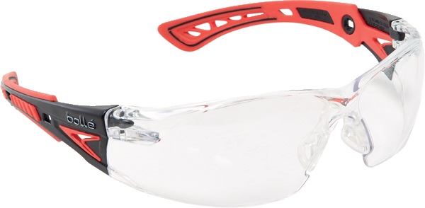Occhiali protezione Rush leggeri antigraffio antischizzi con filtro UV per lavoro sicurezza