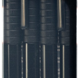 Set 4 pennarelli indelebili punta 0,6 mm asciugatura rapida marcatura su plastica metallo vetro