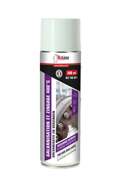 Galvanizzazione zincatura lucida spray 650 ml resistenza elevata anticorrosione