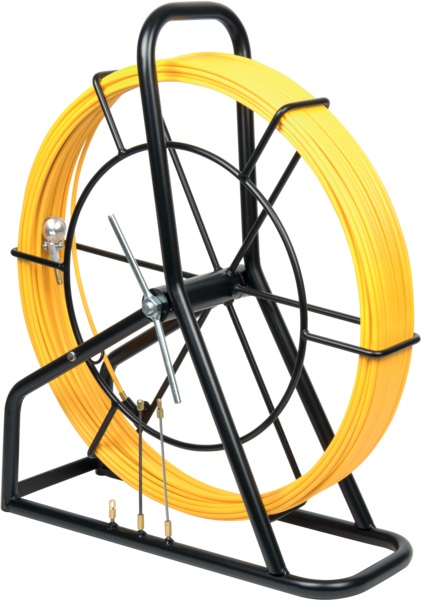 Sonda fibra vetro 52 m Ø 6 mm con svolgitore integrato per installazioni elettriche lunghe e complesse