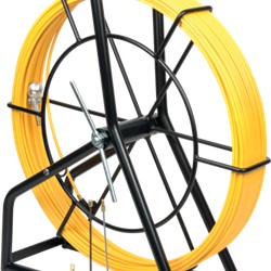Sonda fibra vetro 52 m Ø 6 mm con svolgitore integrato per installazioni elettriche lunghe e complesse