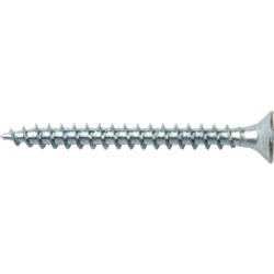 Vite truciolato testa fresata Pozidriv acciaio zincato 4x25 mm fissaggi legno metallo