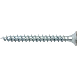 Vite legno agglomerato testa fresata Pozidriv acciaio zincato 4x40 mm fissaggi resistenti truciolato legno metallo