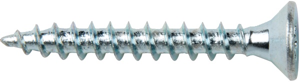 Vite legno agglomerato testa fresata Torx 4x25 mm acciaio zincato confezione 200 pezzi fissaggio truciolato legno metallo