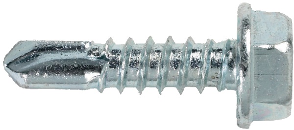 Vite autoforante testa esagonale 4,8x16 mm acciaio zincato fissaggio metallo plastica