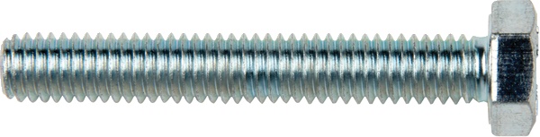 Vite metallo testa esagonale M8x40 zincata per fissaggi robusti su metallo e legno