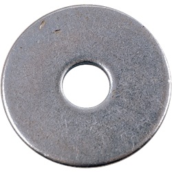 Rondella piatta larga M8 acciaio zincato extra large per fissaggi metallo-legno (50 pezzi)