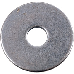 Rondella piatta larga M8 acciaio zincato extra large per fissaggi metallo-legno (50 pezzi)