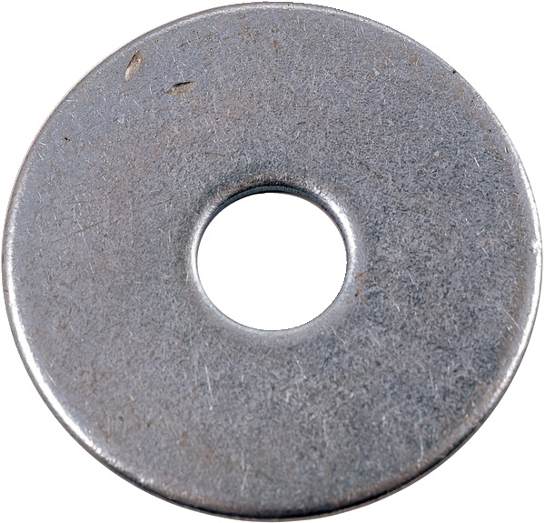 Rondella piatta extra large M8 acciaio zincato per fissaggi metallo e legno (50 pezzi)