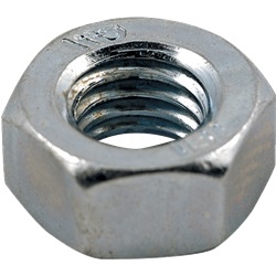 Dado esagonale M10 acciaio zincato classe 6 per fissaggi metallo e legno resistente anticorrosione (50 pezzi)