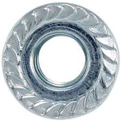 DADO ESAGONALE A BASE DENTATA M6 (1