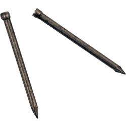 Chiodi lisci testa uomo 1,5x25 mm acciaio lucidato per fissaggi legno cartongesso martello