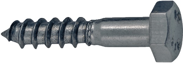 TIRAFONDI TESTA ESAGONALE INOX  8X5