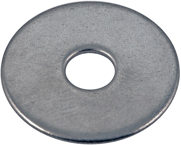 Rondella piatta extra large inox M6 per fissaggi stabili metallo-legno alta resistenza