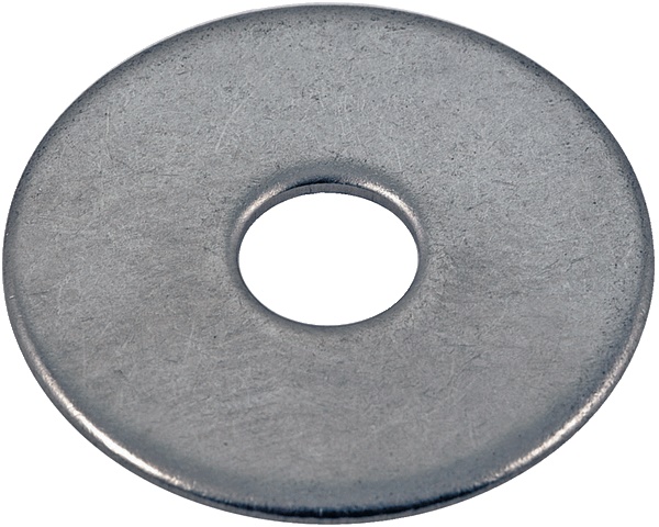 Rondella piatta extra large inox M6 per fissaggi stabili metallo-legno alta resistenza
