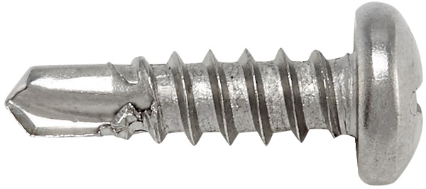 Vite autoforante testa bombata inox 4,8x19 mm per fissaggi rapidi su lamiera metallica leggera