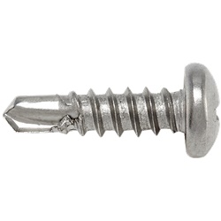 Vite autoforante testa bombata Phillips inox 4,8x25 mm per fissaggi rapidi su lamiera