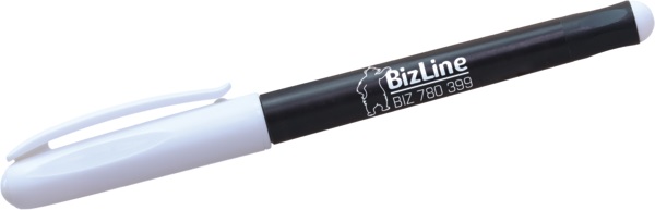 Pennarello bianco punta 1,2 mm resistente acqua luce per marcatura cavi nastri plastica metallo vetro