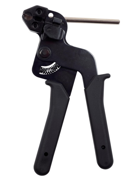 Pinza per collari inox ergonomica con taglio rapido fascette 4,5-12 mm per installazioni elettriche sicure