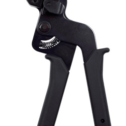 Pinza per collari inox ergonomica con taglio rapido fascette 4,5-12 mm per installazioni elettriche sicure