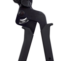 Pinza per collari inox ergonomica con taglio rapido fascette 4,5-12 mm per installazioni elettriche sicure