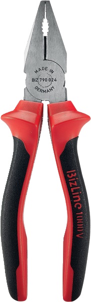 Pinza universale 160 mm isolamento 1000 V manico bimateriale lavoro elettrico sicuro