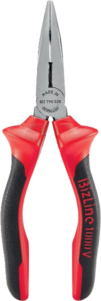 Pinza a becchi a gomito 160 mm isolata 1000 V per installazioni elettriche sicure