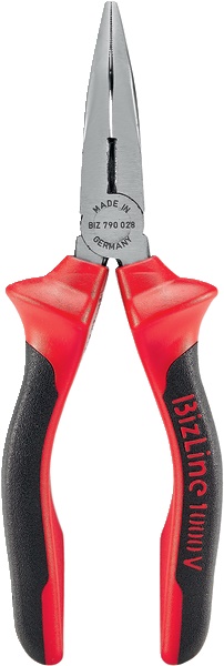 Pinza a becchi a gomito 160 mm isolata 1000 V per installazioni elettriche sicure