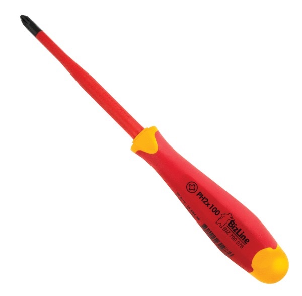 Cacciavite isolato i-SLIM PH2 6x100 mm 1000 V lama sottile alta precisione elettricista