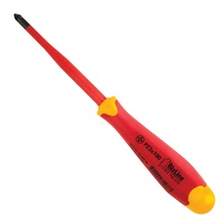 Cacciavite i-SLIM PZ2 6x100 mm isolato 1000 V lama sottile alta coppia serraggio elettricista