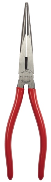 Pinza a becchi lunghi 200 mm manico bimateriale antiscivolo precisione elettronica telefonia