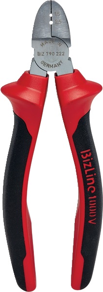 Tronchese diagonale 2 in 1 160 mm isolato 1000 V taglio e spelatura cavi elettrici professionale