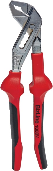 Pinza multipresa isolata 250 mm 1000 V cerniera regolabile manico bimateriale rivestimento cromato