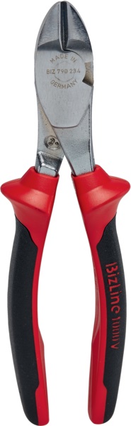 Pinza da taglio rinforzata 200 mm isolata 1000 V manico bimateriale ergonomico per lavori elettrici sicuri