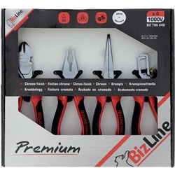 Kit 4 pinze isolate 1000 V Premium per installatori elettrici, strumenti ergonomici e resistenti