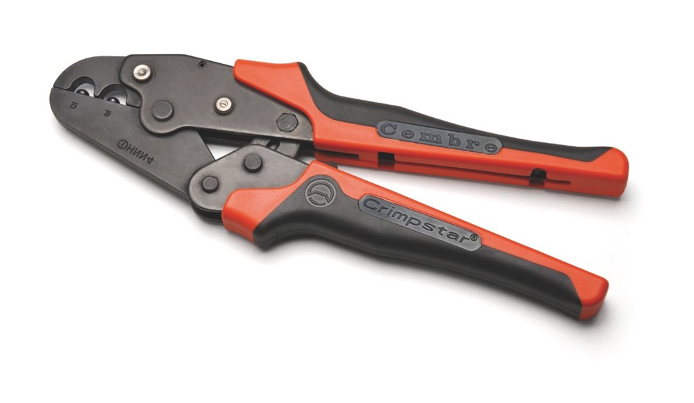 Crimpatrice meccanica Crimpstar per connettori elettrici preisolati 10-16 mmq, utensile manuale compatto ergonomico antiscivolo
