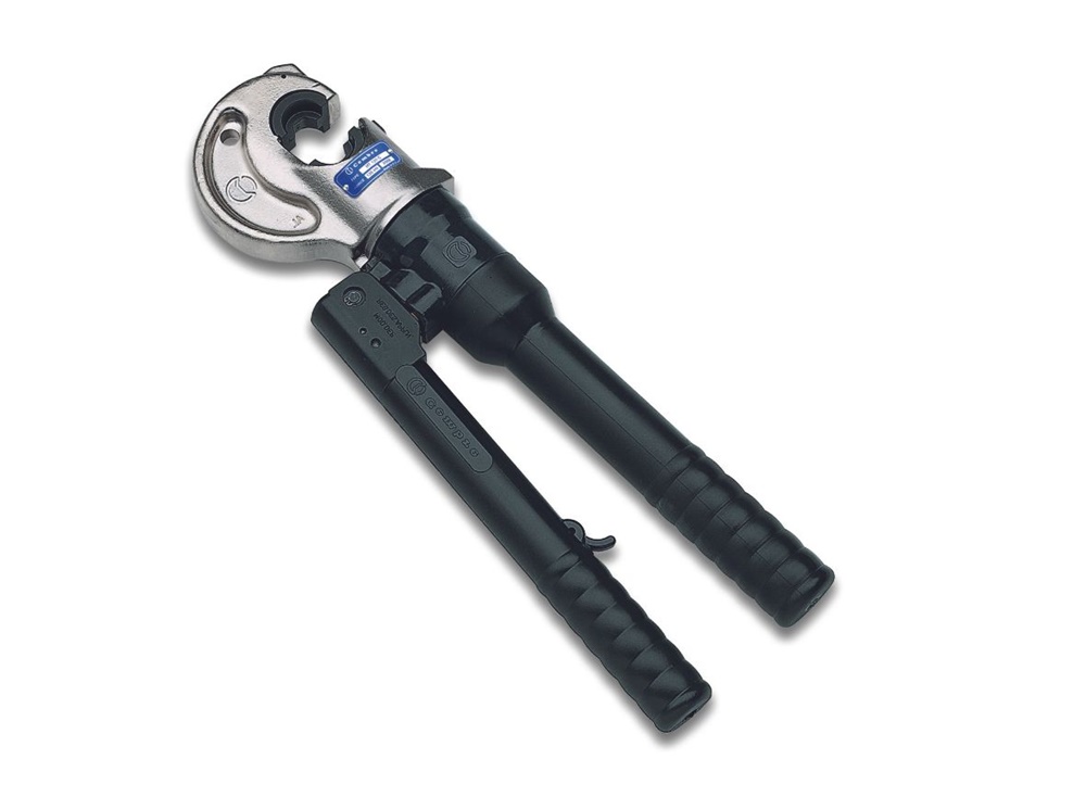 Utensile oleodinamico manuale 400mmq per connettori elettrici installazione impianti