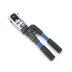 Crimpatrice oleodinamica 130kN testa a U rotante 180° per connettori elettrici fino 400 mm²