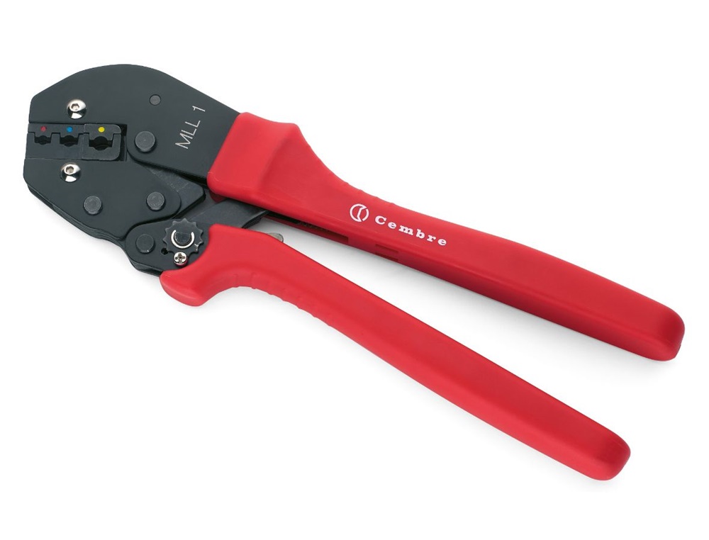Pinza crimpare capicorda isolati 0,25-6mmq uso industriale e domestico
