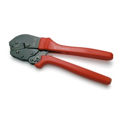Crimpatrice meccanica per connettori a bandiera non isolati ottone 1-2,5 mmq uso elettrico professionale