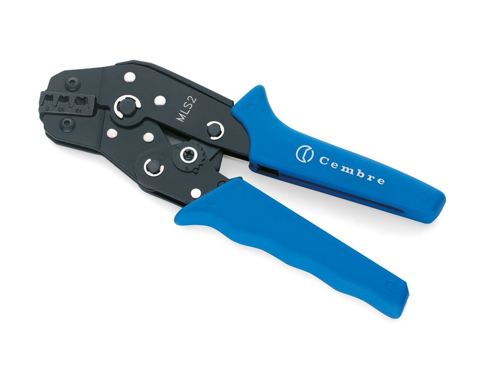 Pinza crimpatrice tubetti 6-16mmq per elettricista professionale