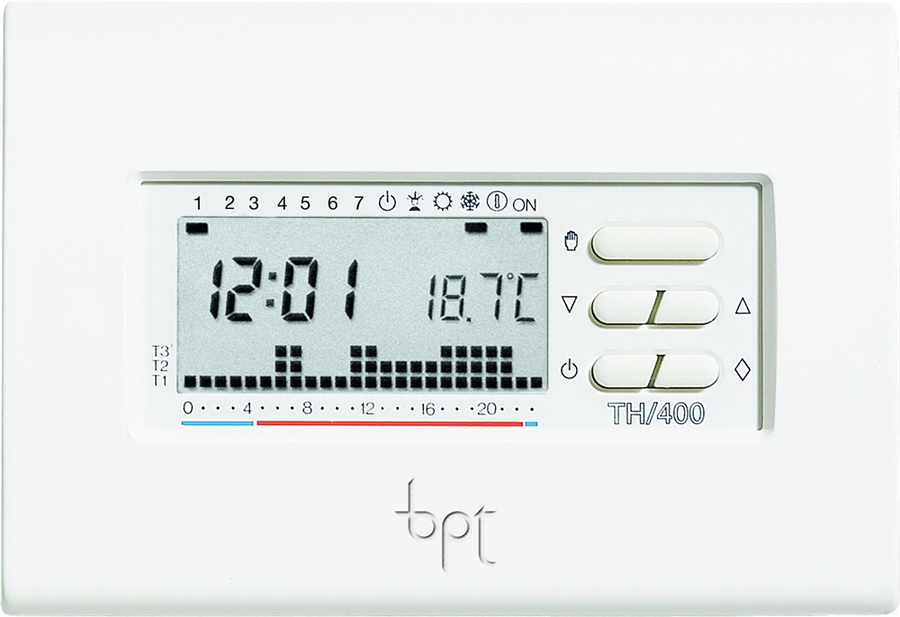 Cronotermostato da parete bianco TH/400 BB