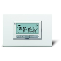 Termoprogrammatore digitale settimanale da incasso TH/350 controllo temperatura riscaldamento ambienti domestici e professionali