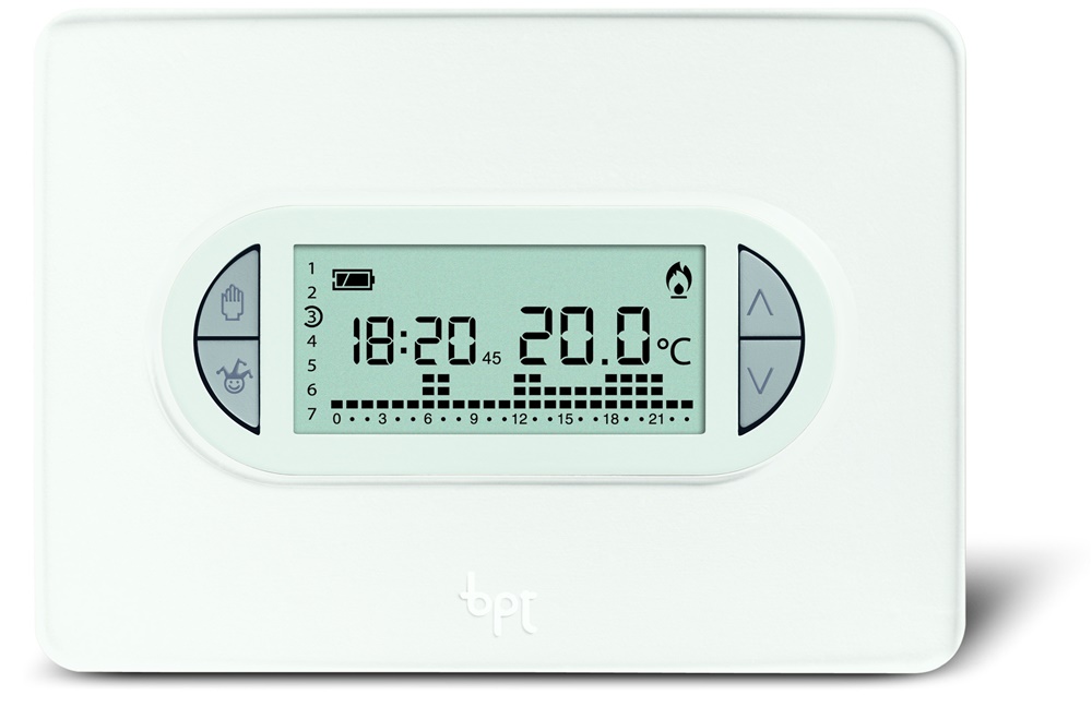 Termoprogrammatore digitale TH/450 controllo riscaldamento elettrico display intuitivo alimentazione batterie AAA