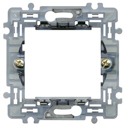 Supporto modulare Matix 2 moduli 71x71 mm viti Spagna per installazioni elettriche incassate